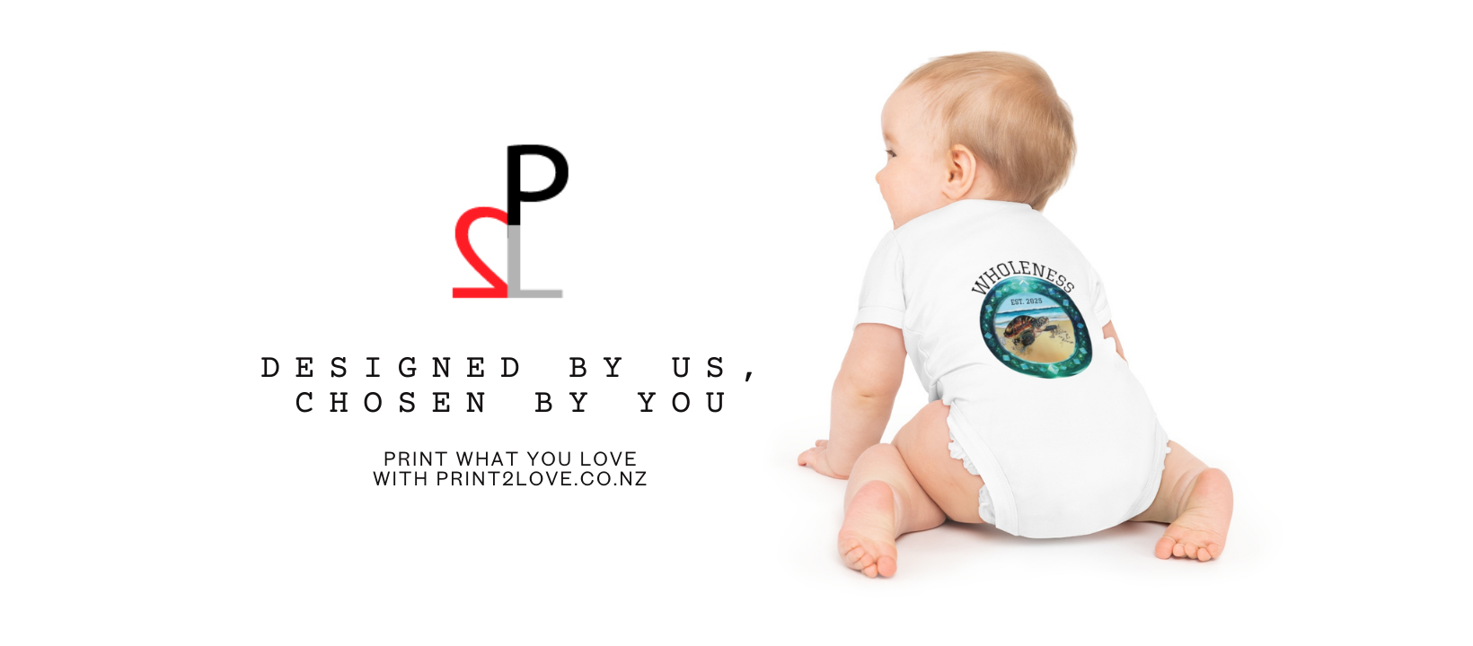 Print2Love brand banner