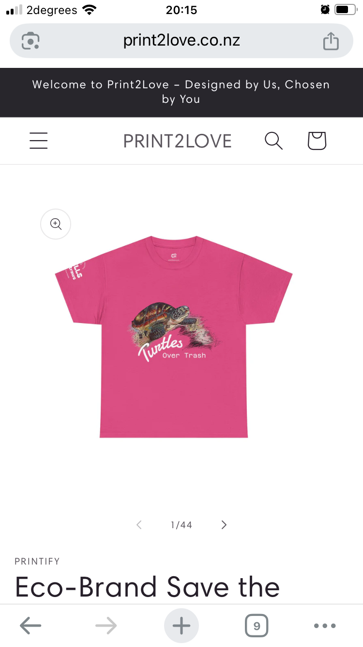 Eco turtle t-shirt design